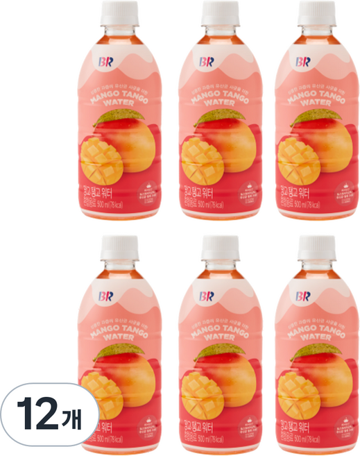 baskiN robbiNs 芒果探戈水, 12個, 500ml