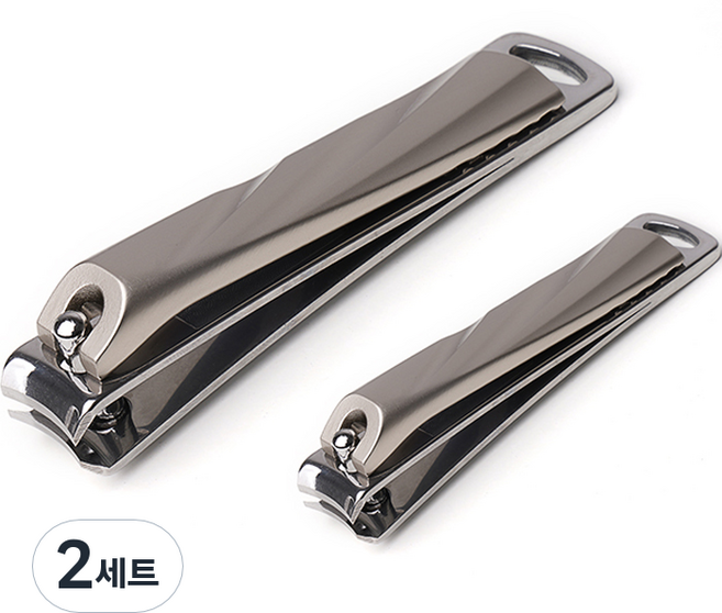생활공식 고급 손톱깎이 2종 세트, 샴페인골드, 2세트