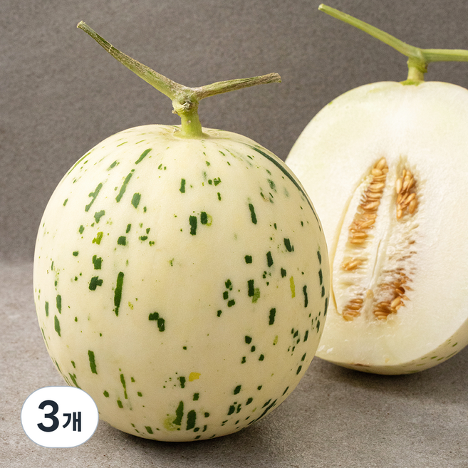 새벽경매 아삭한 백자메론, 1.2kg, 3개