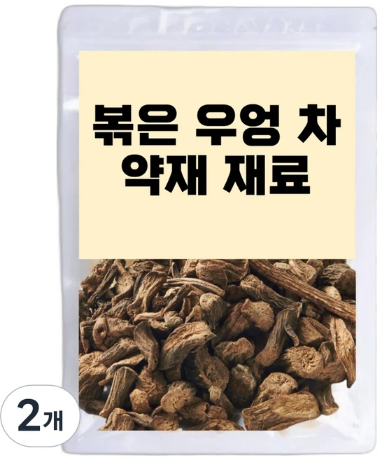 볶은 우엉 차 약재 재료, 600g, 2개, 1개입 - 쿠팡