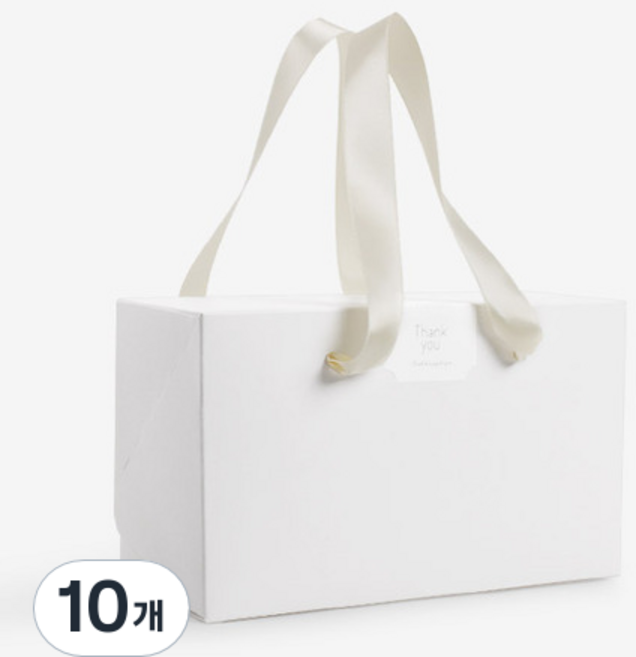 헬로우모리스 박스백 M, 화이트, 10개