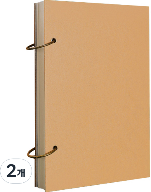 심플리앤 링 드로잉북 스케치용 160g, A4, 2개