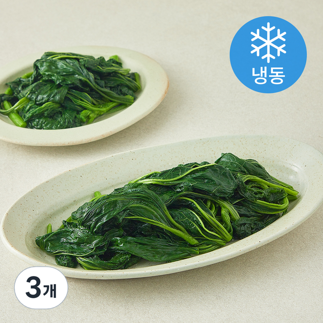 나물투데이 국내산 데친 아욱 (냉동), 3개, 800g