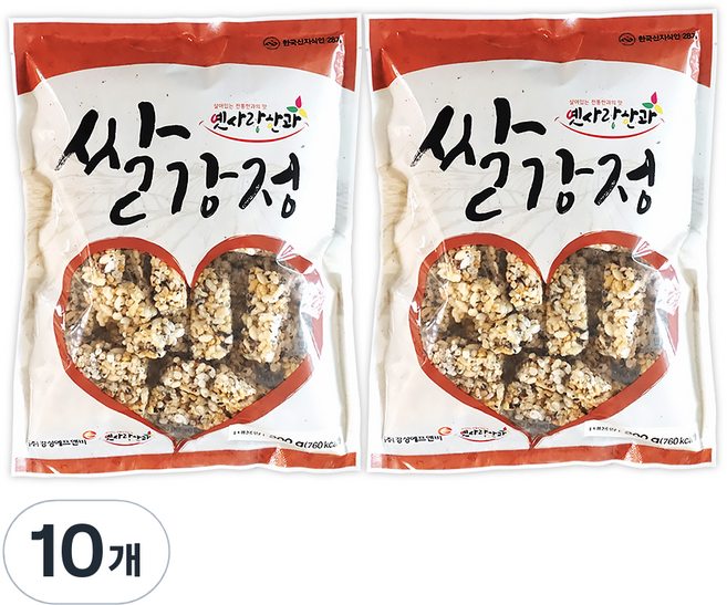 담양 전통한과 쌀강정, 200g, 10개