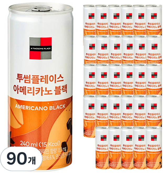 투썸플레이스 아메리카노 블랙, 90개, 240ml