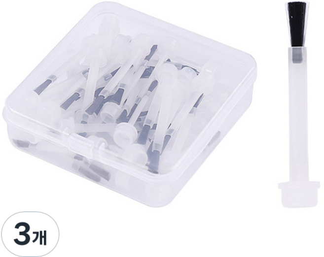 카카스 퍼니네일 네일폴리쉬 내장 솔대 플랫형 KN-A4135 50p, 혼합색상, 3개