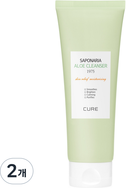 김정문알로에 라 센스 로에 큐어 사포나리아 클렌져 1975, 150ml, 2개