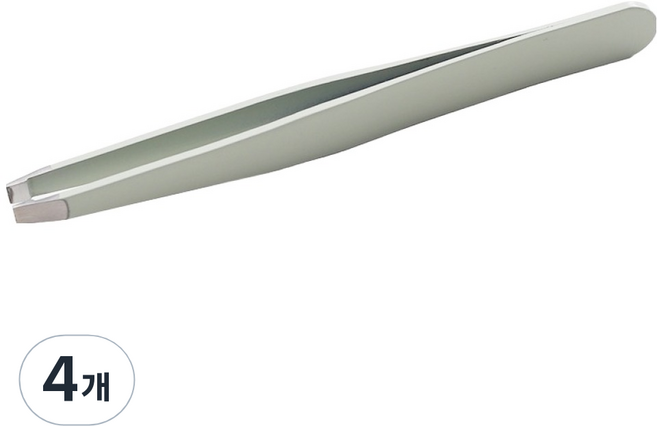 러비쉬 뷰티메이커 족집게 일자형, 4개, 민트