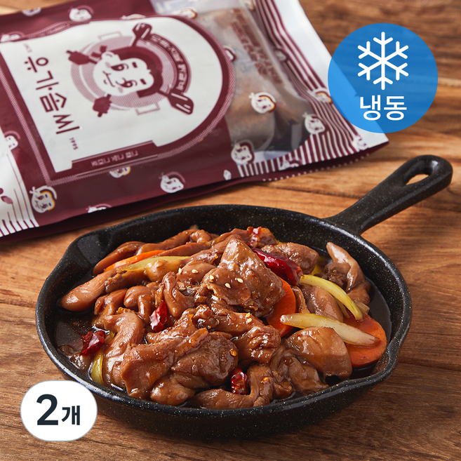 유가솜씨 땡초 간장 닭갈비 (냉동), 600g, 2개