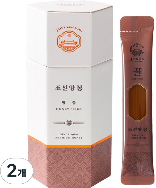 조선양봉 밤 꿀 허니스틱 12p, 144g, 2개