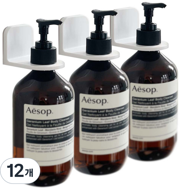 공중부양 샴푸걸이 초강력 홀더, 12개