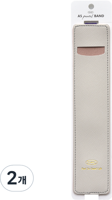 플레픽 A5 슬림 펜홀더, 미드 그레이, 2개