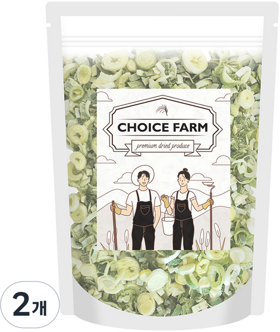 초이스팜 원물그대로 바로먹는 동결건조 대파 슬라이스, 60g, 2개