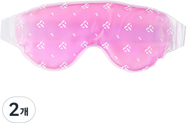 비타할로 냉온 눈찜질팩 아이마스크 핑크, 2개, 1개입
