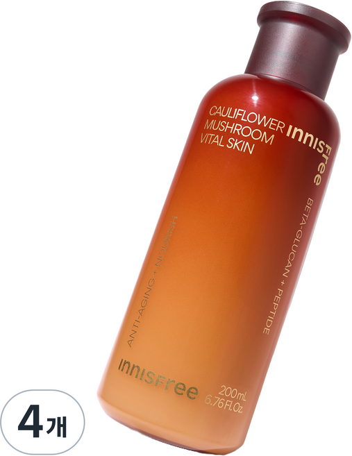 INNISFREE 松茸活力化妝水, 200ml, 4個