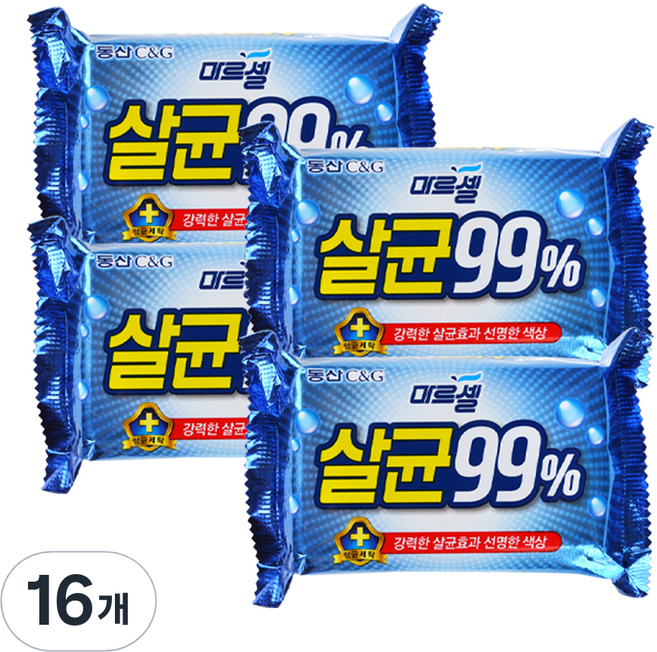 크리오 마르셀 살균 세탁비누, 230g, 16개