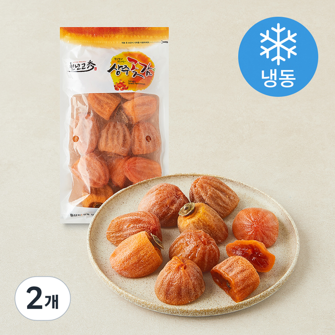 황금햇살 자연팜 꿀곶감 (냉동), 2개, 700g