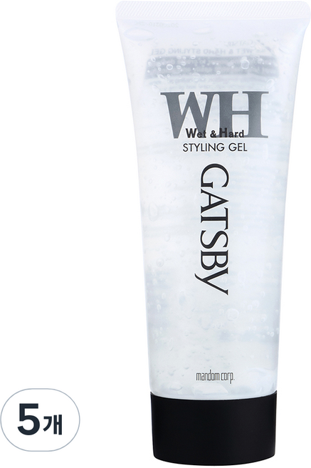 갸스비 스타일링 젤 웨트 & 하드, 200g, 5개