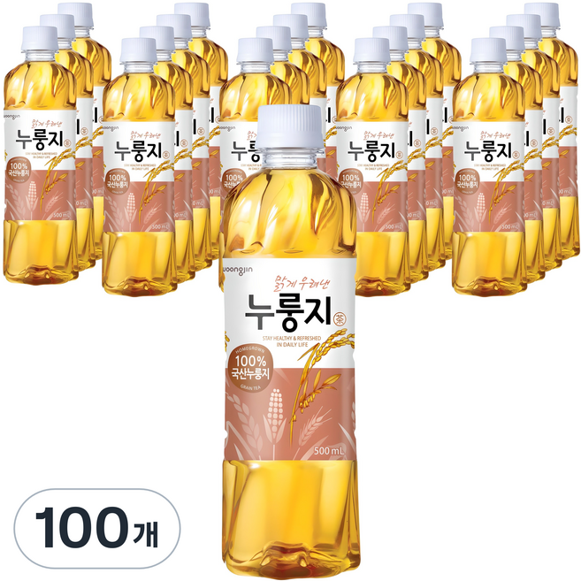 웅진 맑게 우려낸 누룽지차, 500ml, 100개