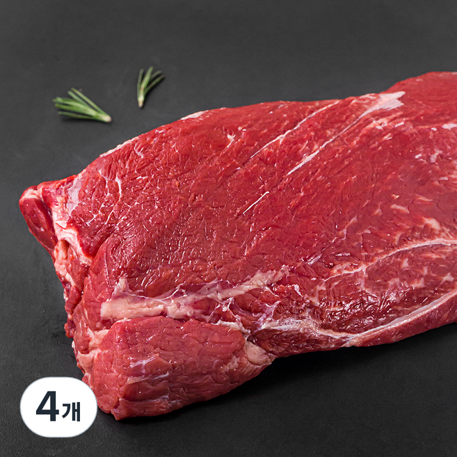 미국산 소부채살 초이스 리테일팩 (냉장), 2.4kg, 4개