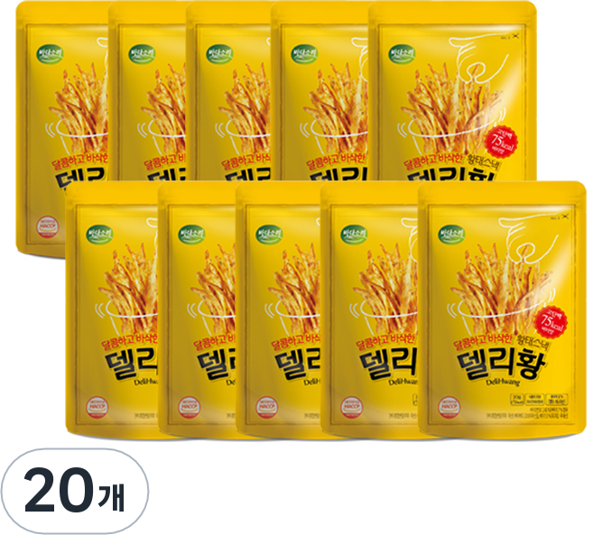 델리황 황태스낵 버터맛, 20g, 20개