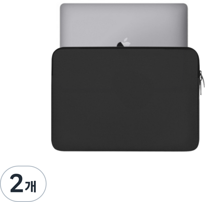 모아브 노트북 파우치, 블랙, 2개