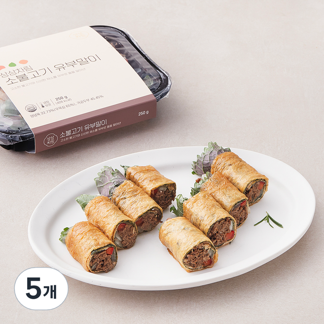 상상차림 소불고기 유부말이, 250g, 5개