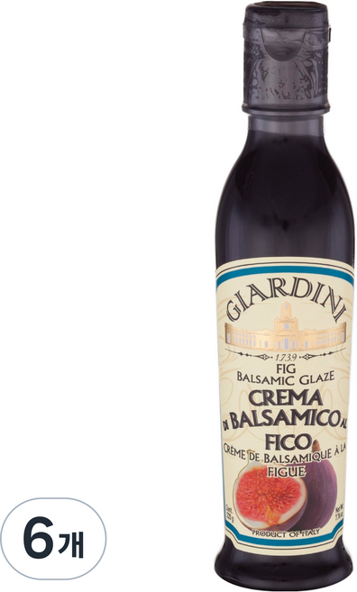 GIARDINI 無花果風味巴薩米克淋醬, 220g, 6個