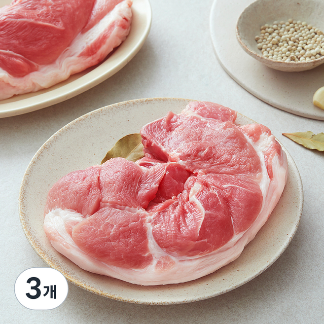 한돈 앞다리 수육용 (냉장), 1kg, 3개