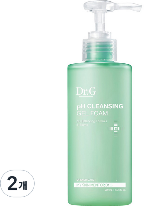 닥터지 약산성 클렌징 젤 폼, 200ml, 2개