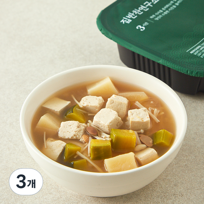 집반찬연구소 아이들 된장국, 650g, 3개