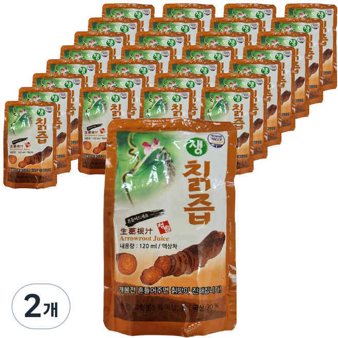 청솔식품 생칡즙, 2개