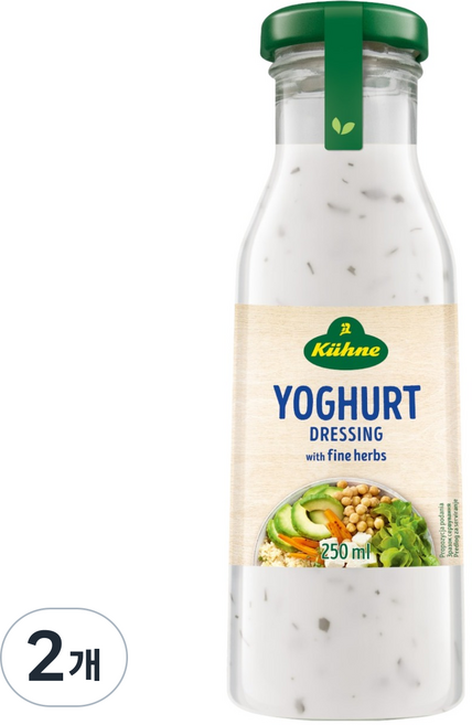 퀴네 요구르트 드레싱, 2개, 250ml