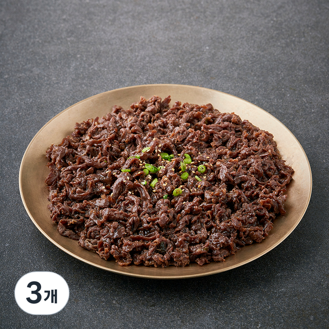 요리락 안창살 양념 소불고기, 3개, 800g