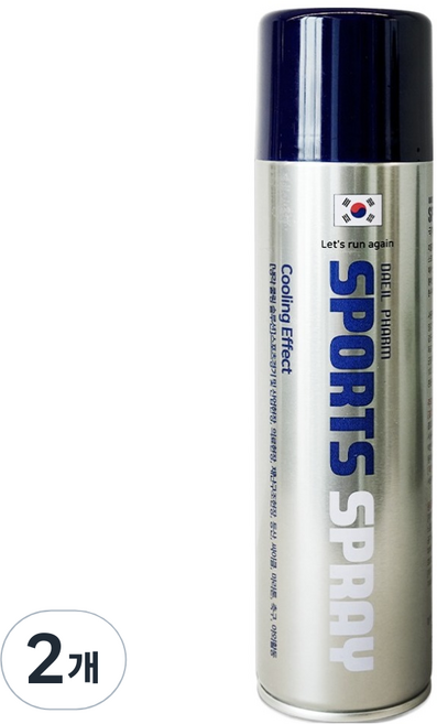 대일제약 쿨링 솔루션 스포츠 스프레이 420ml, 2개