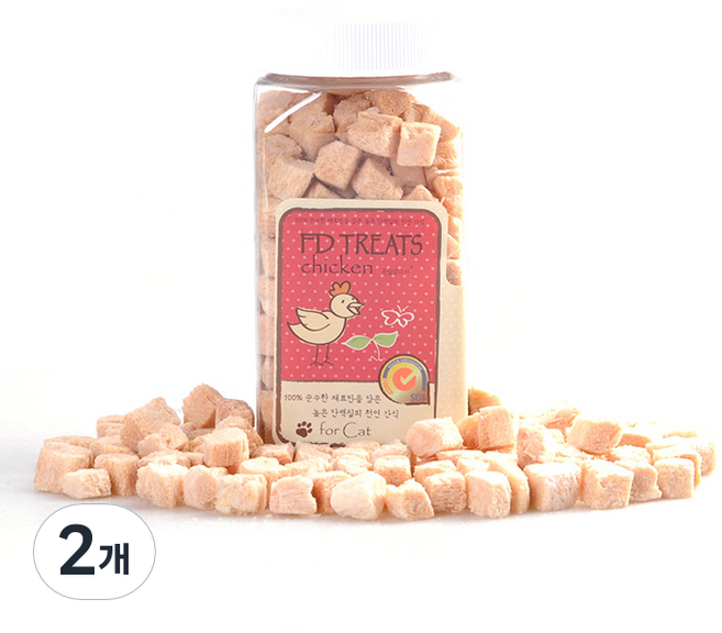 에프디트릿 반려동물 간식, 닭, 240g, 2개