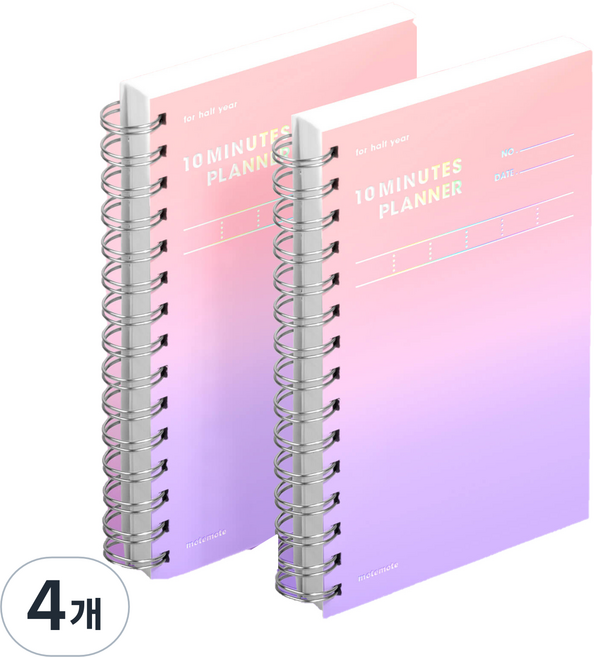 모트모트 텐미닛 플래너 HALF YEAR, Dreamcatcher, 4개