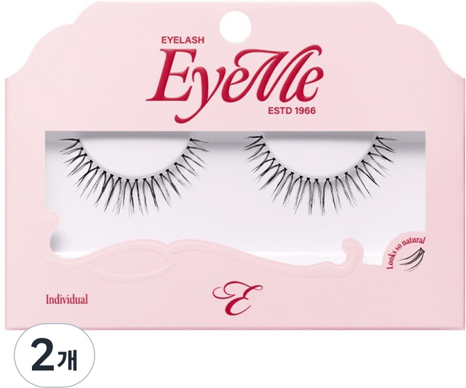 PICCASSO 畢卡索 愛美 EYEME 雙V型束狀假睫毛 W型 W33, 單一顏色, 2個