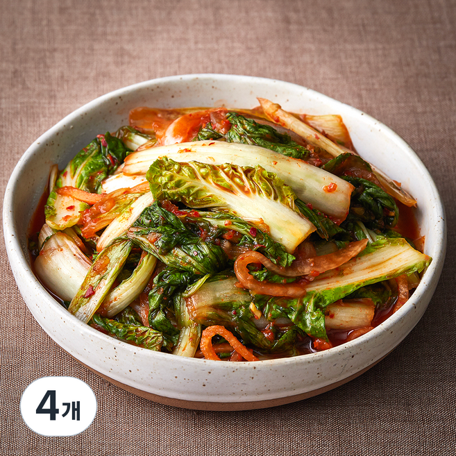 금자네 시원한 보리 얼갈이 김치, 1kg, 4개