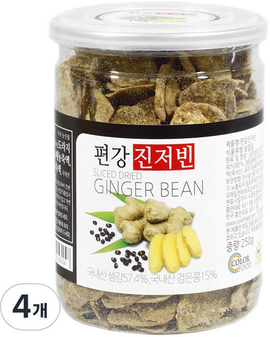 COLOR FOODS 片姜薑黃, 250g, 4個