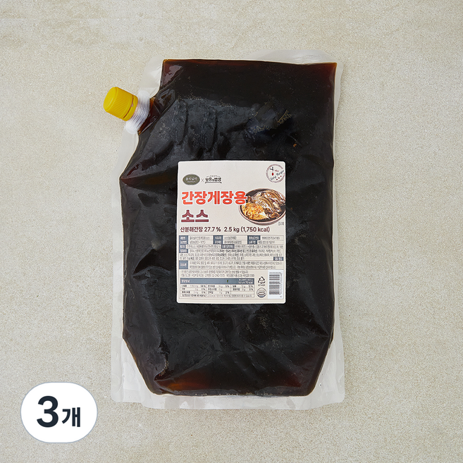 올리실라 간장게장용 소스, 2.5kg, 3개