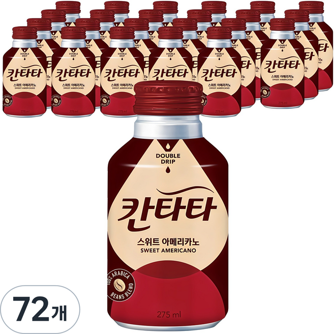 칸타타 스위트 아메리카노, 275ml, 72개