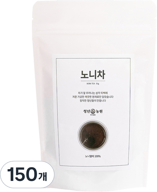 청년농원 저온가공 노니차 삼각티백, 1g, 50개입, 3개