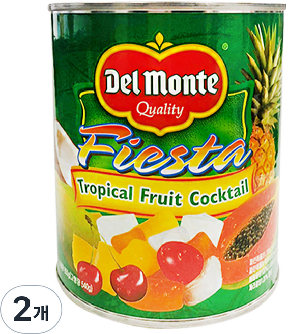 델몬트 피에스타 트로피칼 후르츠 칵테일, 2개, 850g
