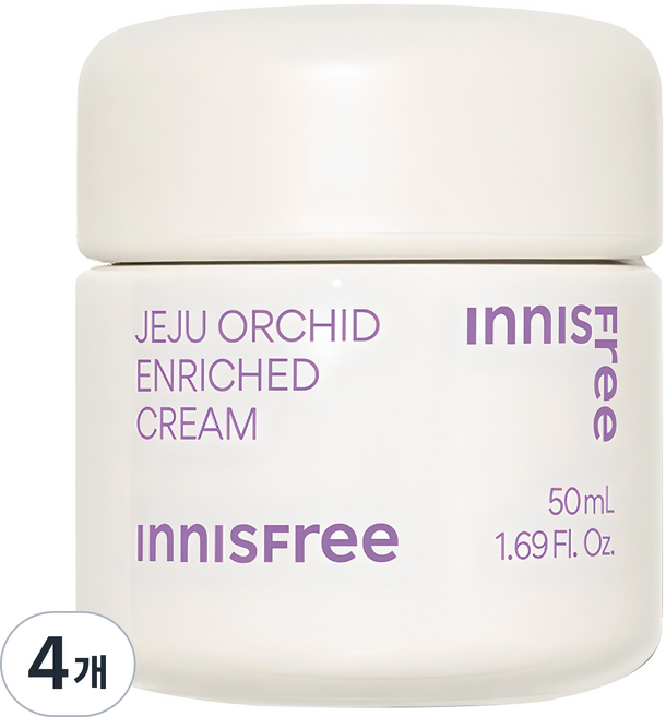 이니스프리 제주 한란 인리치드 크림, 50ml, 4개