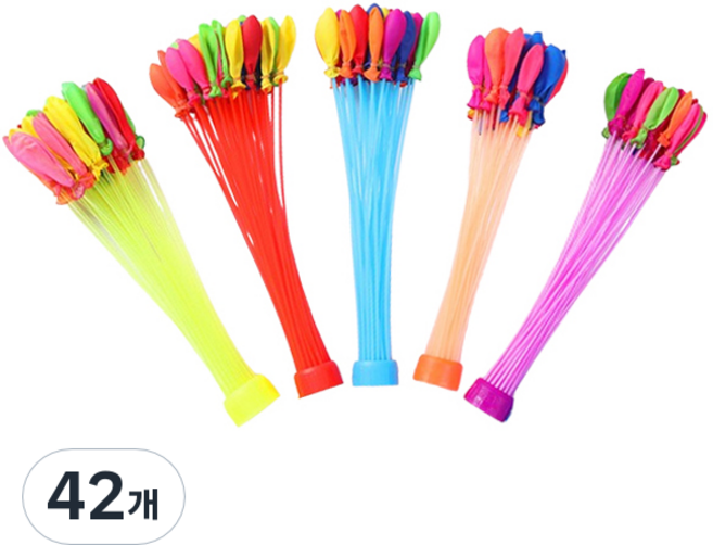 Maket Gamseong 戶外活動 多束水球製造器, 42個, 隨機出貨