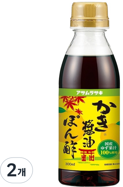 아사무라사키 유자 굴간장 소스, 2개, 300ml