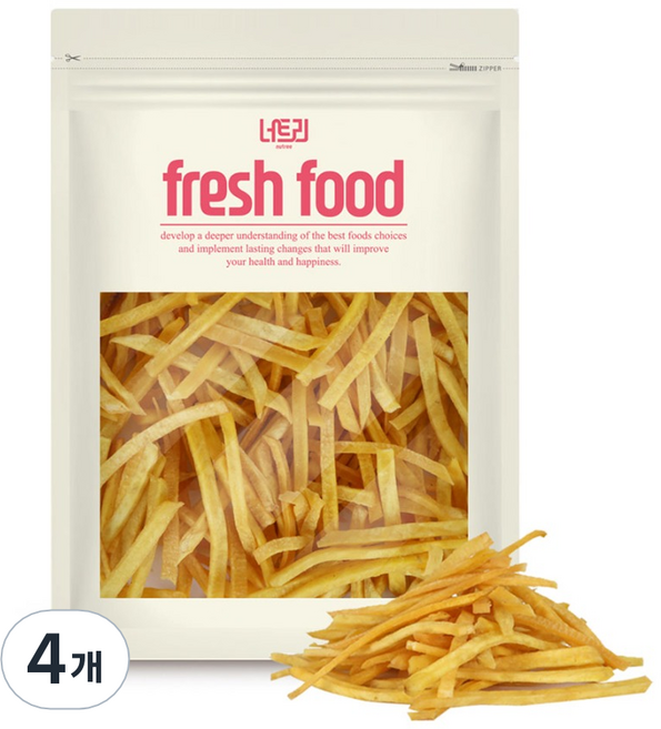 너트리 고구마스틱, 500g, 4개