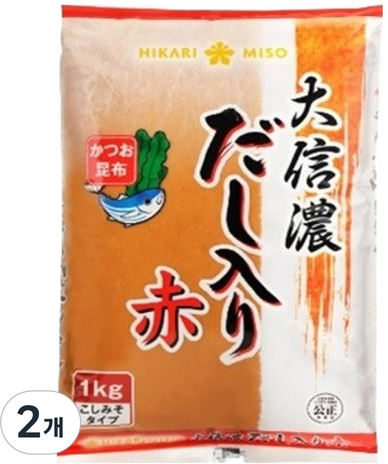 히카리미소 다시이리아와세 미소, 1kg, 2개