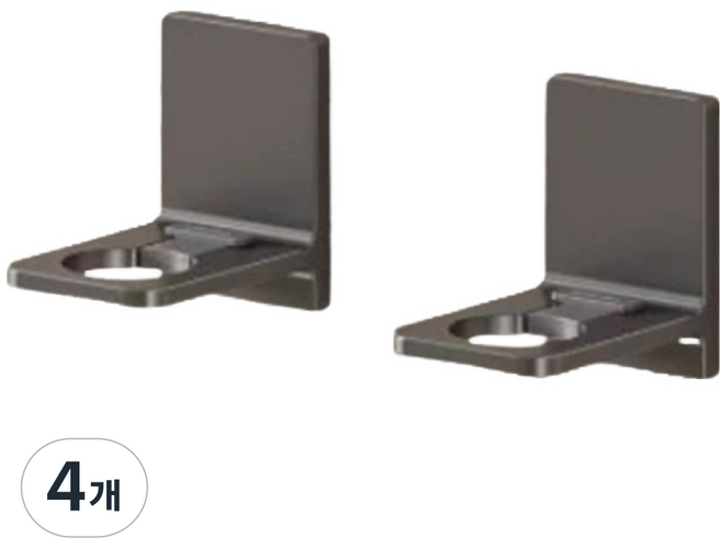 마켓감성 벽걸이 샤워젤 거치대 타입5, 4개